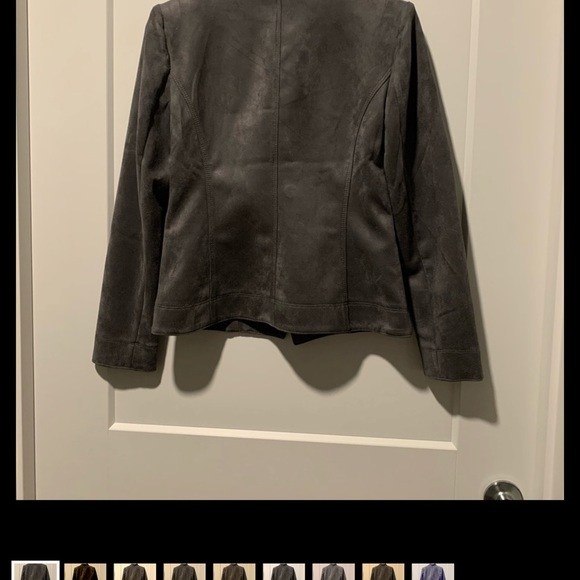 WHITE HOUSE BLACK MARKET Ultra Suede Jacket / Blazer NWT - Picture 5 of 8